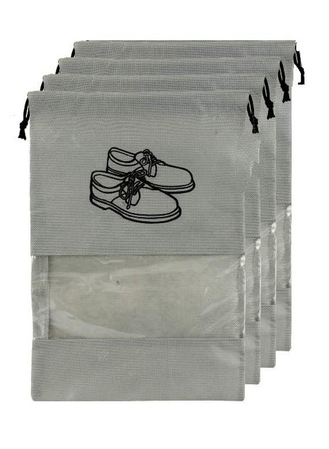 LAGET® Shoe Bag for Travel & Storage Travel Organizer for Women & Men Travel(Pack of 4) Accessories Shoe Organizer Shoe Bags Pouches - Image 5